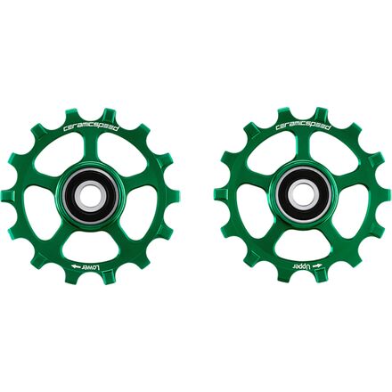 CeramicSpeed - 12-Speed Aluminum Pulley Wheels - Limited Edition Green - Green