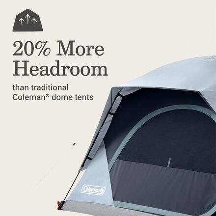 Coleman - Skydome Tent + Lighting: 4-Person 3-Season