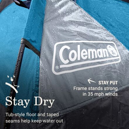 Coleman - Camp Burst Tent: 4-Person