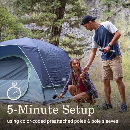 Coleman - Skydome Tent + Lighting: 4-Person 3-Season