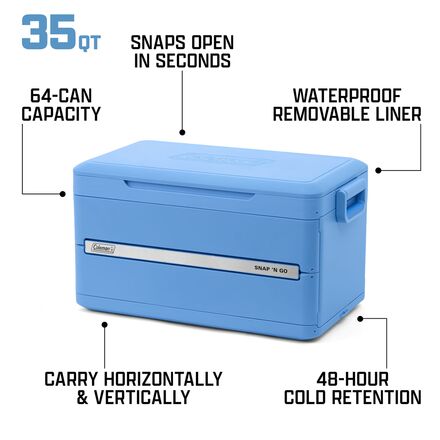 Coleman - Snap-N-Go Cooler 35QT