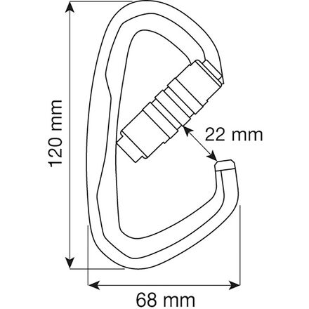 CAMP USA - Atlas Lock Carabiner