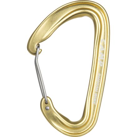 CAMP Photon Wire Carabiners – Pack Of 6, Lightweight Wire Gate 'Biners For Climbing, Keys, Gear