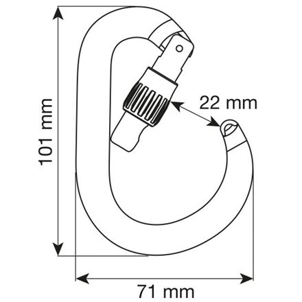 CAMP USA - Nimbus Locking Carabiner
