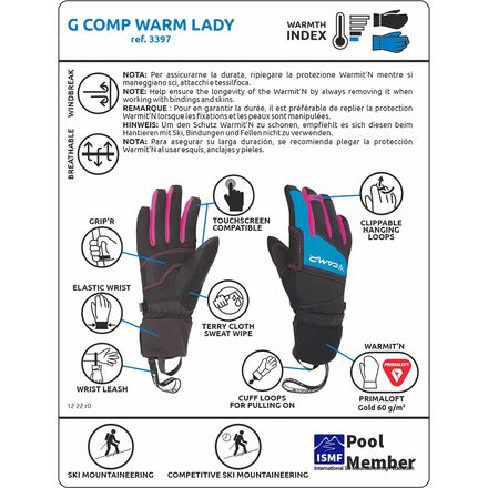 CAMP USA - G Comp Warm Glove - Women's