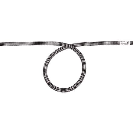 CAMP USA - Genius 9.0 Dry Climbing Rope - 9.0mm - Black/White