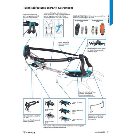 CAMP USA - Peak 12 Steel Crampon