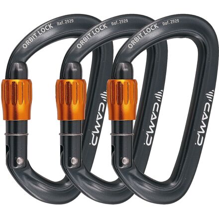 Orbit Locking Carabiner - 3-Pack
