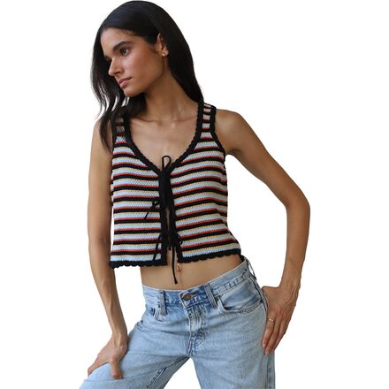 Callahan - Mai Crochet Tie Tank Top - Women's