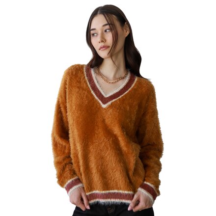 Tina V-Neck Pullover Sweater - Women's