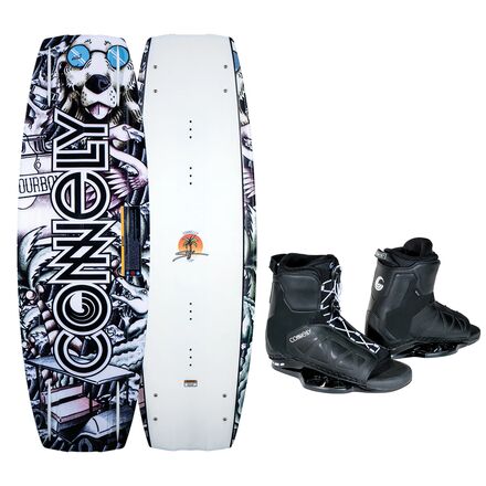 Connelly Skis - Steel Wakeboard + Draft Binding - White/Black