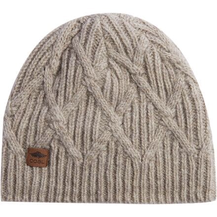 Coal Headwear - Yukon Cable Knit Wool Beanie - Natural