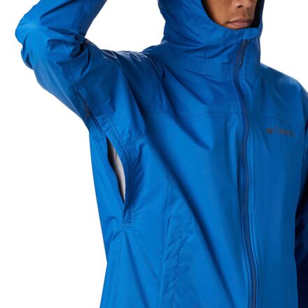 Columbia Evapouration™ Big & Tall Giacca Impermeabile Uomo – Taglie Forti, Traspirante, Omni-Tech, Con Cappuccio E Aperture Ascelle