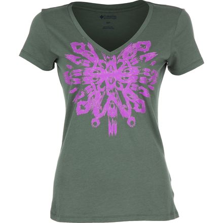 Columbia - Out & About Graphic V-Neck T-Shirt - Short-Sleeve - Women's