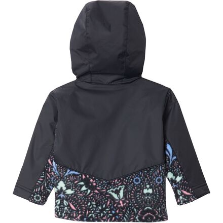 Columbia - Steens Mountain Overlay Fleece Jacket - Toddler Girls' - Black Bloom Dot Print/Black