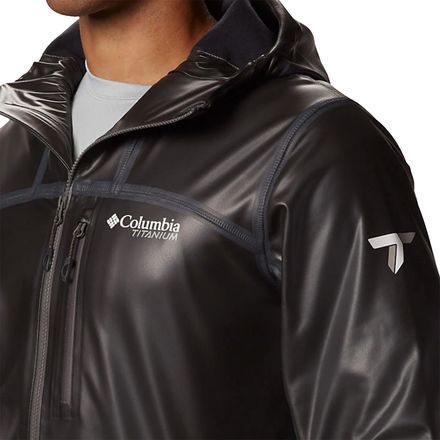 Columbia - Titanium Outdry Ex Stretch Hooded Shell Jacket - Men's - Black