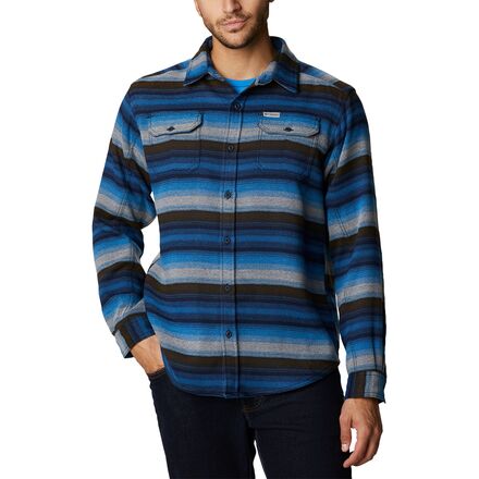 Insulated Columbia Men's Deschutes River Heavyweight Flannel Classic Fit