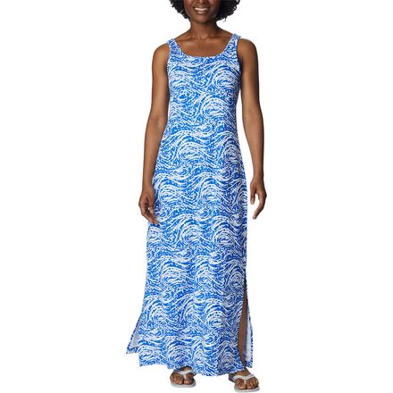 Columbia - Freezer Maxi Dress - Women's - Blue Macaw Swirlscape