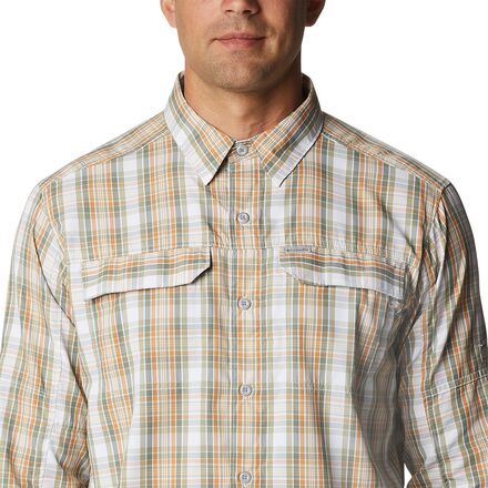 Camicia Columbia Silver Ridge 2.0 Uomo - Maniche Lunghe, Protezione UV UPF 50, Tessuto Tecnico Per Escursionismo