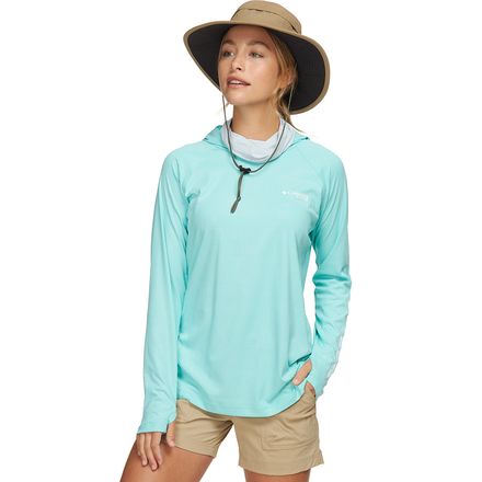 Blusa Columbia Tidal Deflector ZERO Feminina - Proteção Solar FPS 50, Manga Longa
