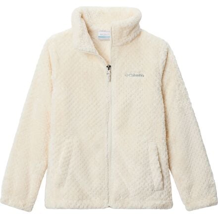 Columbia - Fire Side Sherpa Hybrid Full-Zip Fleece Jacket - Girls' - Chalk