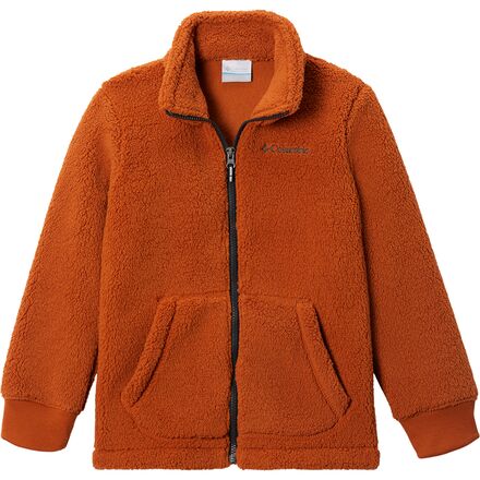 Columbia - Rugged Ridge Sherpa Full-Zip Fleece Jacket - Boys' - Warm Copper