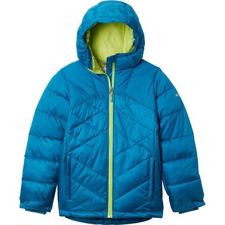 Columbia - Winter Powder Quilted Jacket - Girls' - Fjord Blue/Fjord Blue Sheen