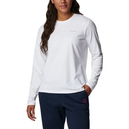 Columbia - Sun Trek Long-Sleeve T-Shirt - Women's - White