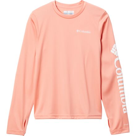 Columbia - Fork Stream Long-Sleeve Shirt - Toddlers' - Coral Reef