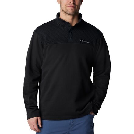 Columbia - Hart Mountain Quilted Half Snap Pullover - Men's - Black
