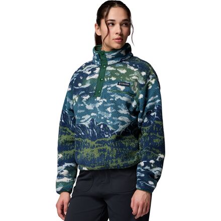 Columbia - Helvetia II Printed Cropped 1/2-Snap Pullover - Women's
