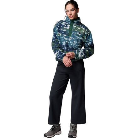 Columbia - Helvetia II Printed Cropped 1/2-Snap Pullover - Women's