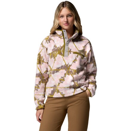Helvetia II Printed Cropped 1/2-Snap Pullover - Women's