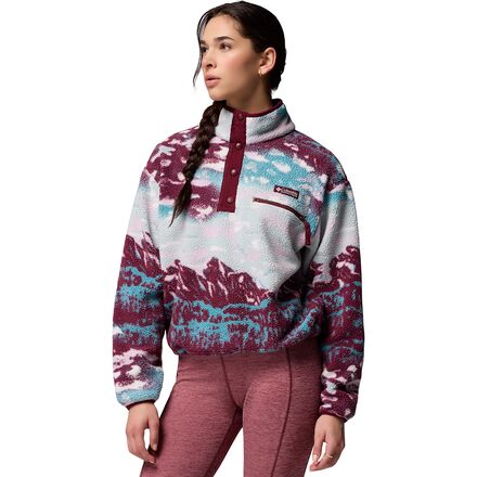 Columbia - Helvetia II Printed Cropped 1/2-Snap Pullover - Women's