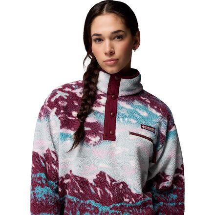 Columbia - Helvetia II Printed Cropped 1/2-Snap Pullover - Women's