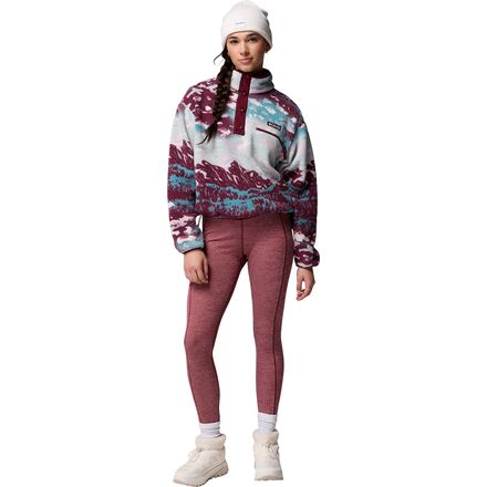 Columbia - Helvetia II Printed Cropped 1/2-Snap Pullover - Women's