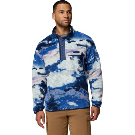 Helvetia II Printed 1/2-Snap Fleece - Men's