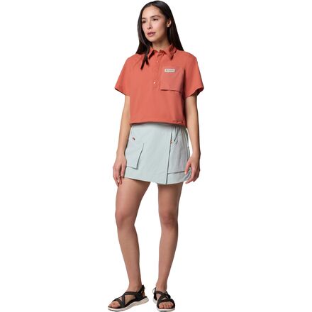 Columbia - Cove Beach Woven Cropped Shirt - Women's
