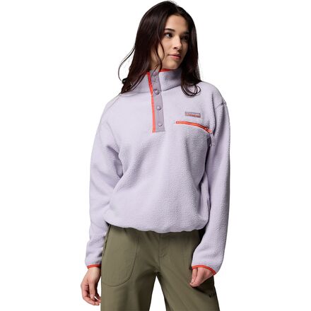 Helvetia II Cropped 1/2-Snap Fleece Pullover - Women's
