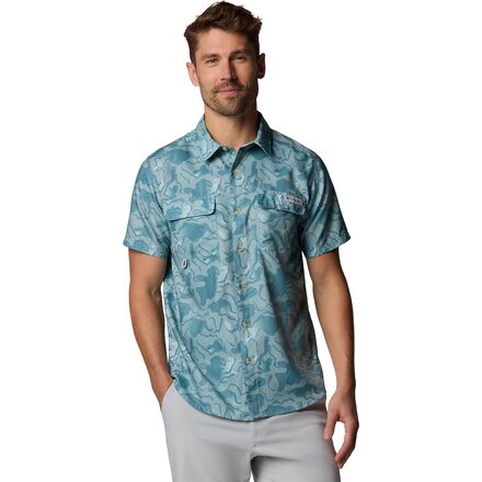 PFG Uncharted Printed Short-Sleeve Shirt - Men's