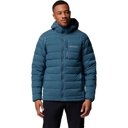 Drift Peak Stretch Down Hooded Jacket - Men's