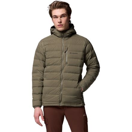 Drift Peak Stretch Down Hooded Jacket - Men's