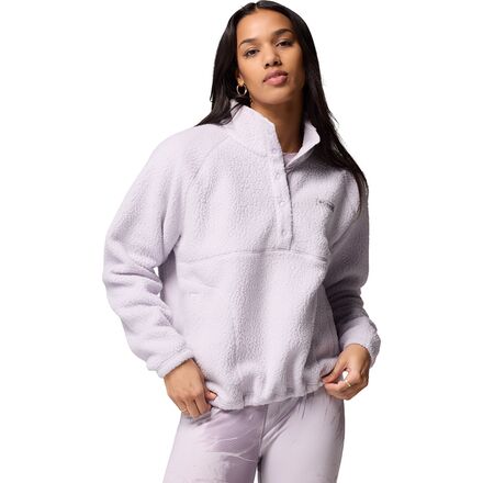 Jasper Ridge Pebbled Fleece Half Snap Pullover - Women's