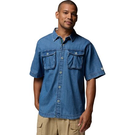 Acker Rock Twill SS Button Down Shirt - Men's