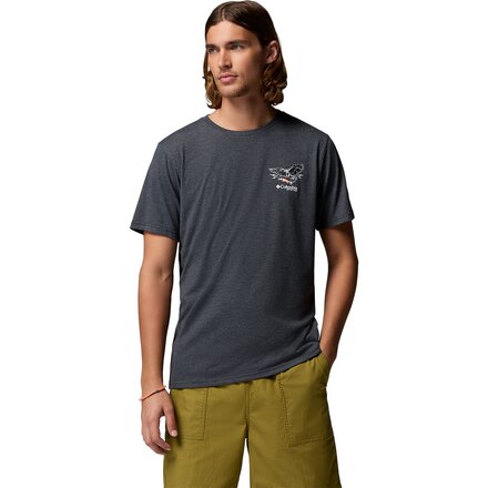 Columbia - PFG Lure Lineup Short-Sleeve Shirt - Men's - Black Heather