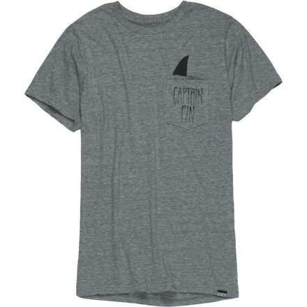Captain Fin - Shark Fin T-Shirt - Short-Sleeve - Men's