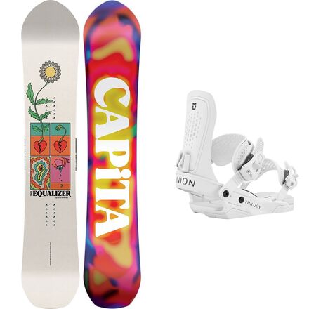 The Equalizer Snowboard + Union Trilogy Binding - 2026