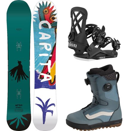 Aeronaut Snowboard + Union STR Binding + Vans Aura Pro Boot