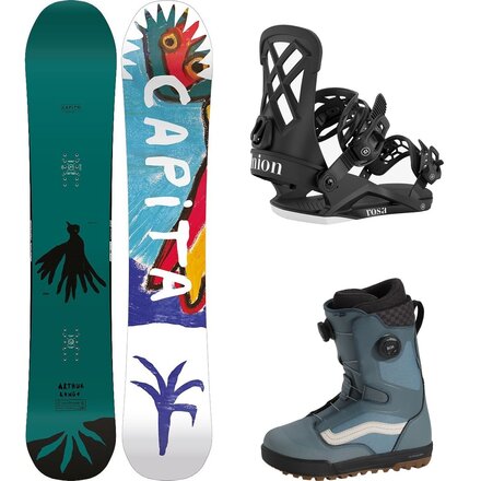 Aeronaut Snowboard + Union STR Binding + Vans Aura Pro Boot