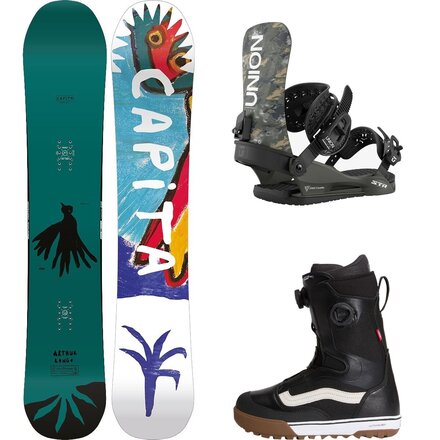 Aeronaut Snowboard + Union STR Binding + Vans Aura Pro Boot